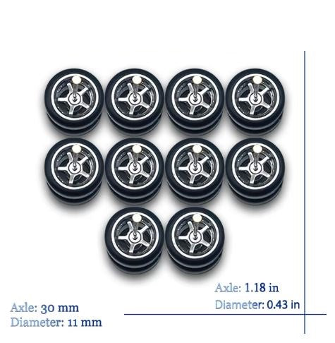 10.5mm Deep Dish 5 Spoke Wheels Discount