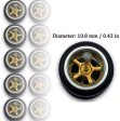 10.5mm Deep Dish 5 Spoke Wheels Discount