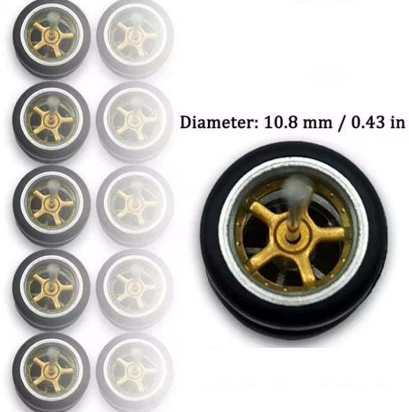 10.5mm Deep Dish 5 Spoke Wheels Discount