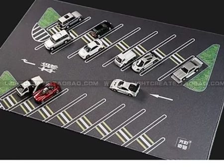 1 64 Scale Japan City School Parking Mat - Large Hot on Sale