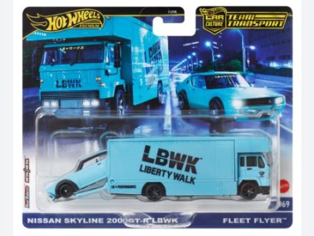 2024 Hot Wheels Team Transport 69 Nissan Skyline 2000 GTR LBWK and Fleet Flyer Sale