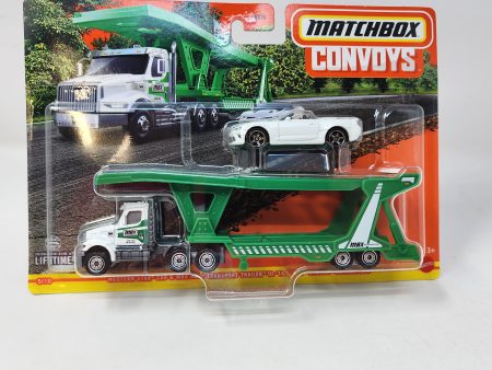 Western Star Cab Auto Trailer &  16 Chevy Camaro * 2024 Matchbox Convoys Series Case L on Sale