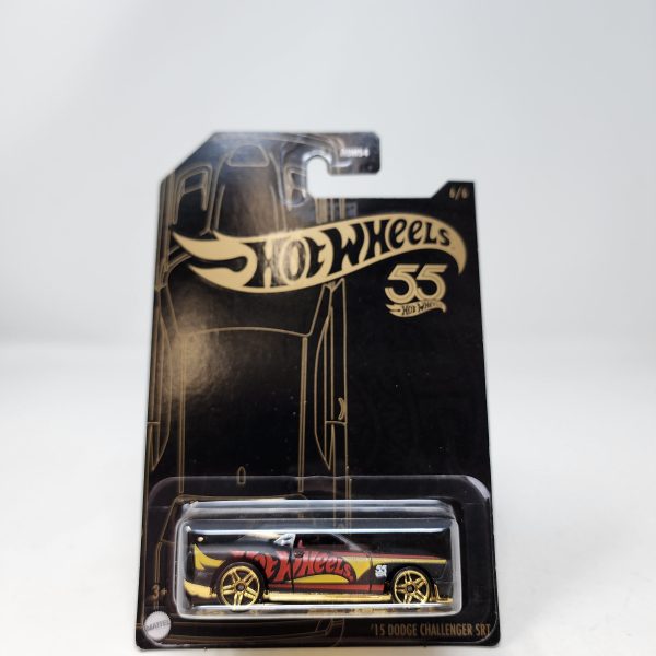 15 Dodge Challenger SRT Black & Gold * Hot Wheels Pearl & Chrome Series Online now