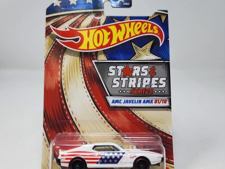 AMC Javelin AMX #1 10 * White * Hot Wheels Stars & Stripes Online Sale