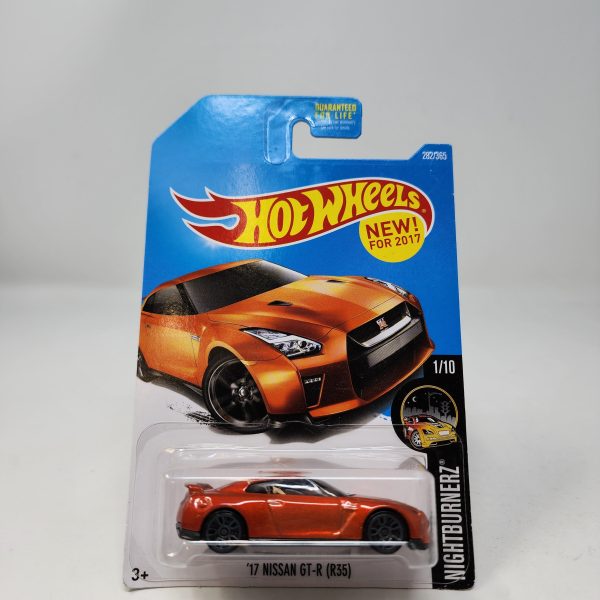 17 Nissan GT-R (R35) #282 * ORANGE * Hot Wheels 2017 Online Sale