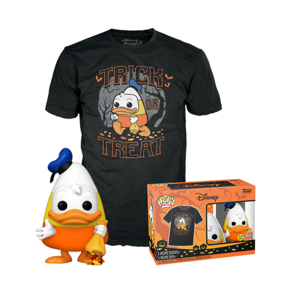 Funko Pop & Tee: Disney Halloween - Playera Extra Grande Con Donald Glow Supply