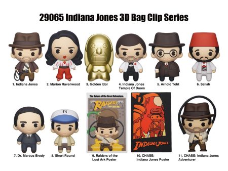 Monogram Llavero 3D para Mochila: Indiana Jones - Figura Sorpresa Series 1 Online Hot Sale