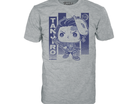 Funko Boxed Tee: Demon Slayer - Tanjiro Con Glicina Playera Chica Sale