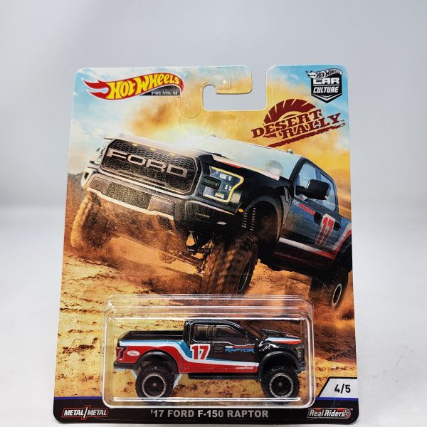 17 Ford F-150 Raptor #4 5 * Hot Wheels Car Culture Desert Rally Online