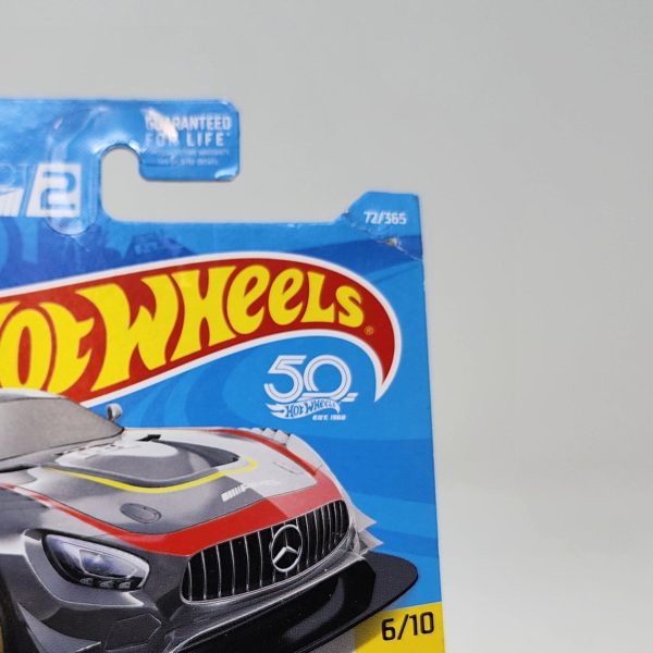 16 Mercedes-AMG GT3 #72 * Grey * Hot Wheels 2018 Hot on Sale