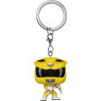 Funko Pop Keychain: Mighty Morphin Power Rangers 30 Aniversario - Yellow Ranger Llavero on Sale