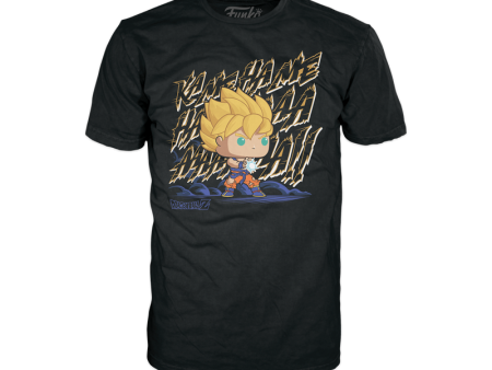 Funko Boxed Tee: Dragon Ball Z - Gohan y Goku Playera Chica Online now