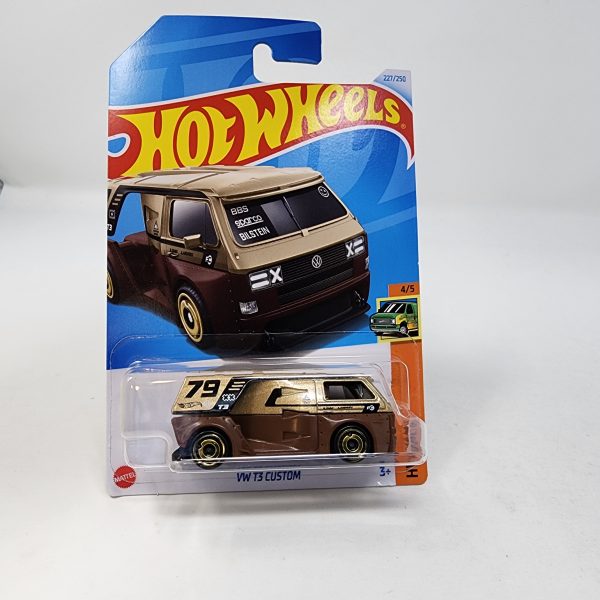 VW T3 Custom #227 * Brown * 2024 Hot Wheels Supply