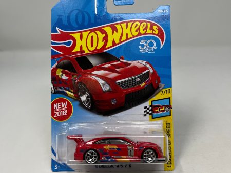 16 Cadillac ATS-V R #198 * Red * 2018 Hot Wheels on Sale