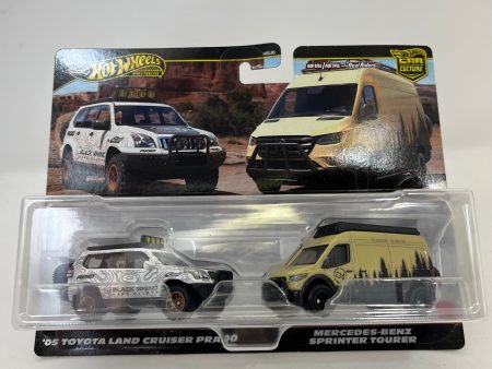 05 Toyota Land Cruiser & Mercedes-Benz Sprinter * 2-Pack * 2024 Hot Wheels * New!! Online Hot Sale