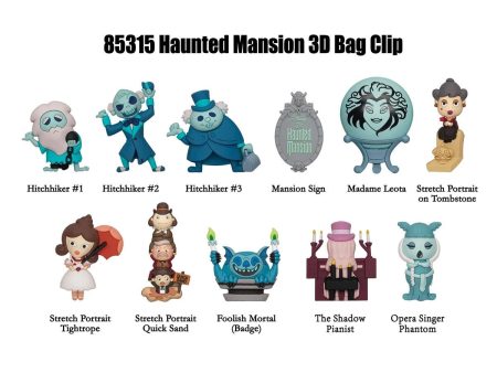 Monogram Llavero 3D para Mochila: Disney Mansion Embrujada - Figura Sorpresa Series 1 Hot on Sale