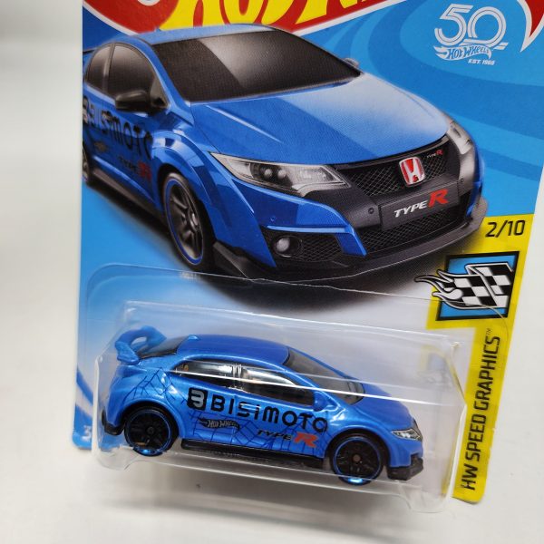 16 Honda Civic Type R #245 * BLUE * Hot Wheels 2018 Online Sale