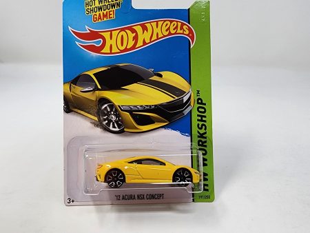 12 Acura NSX Concept #191 * Yellow * 2015 Hot Wheels For Discount