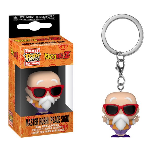 Funko Pop Keychain: Dragon Ball Z - Maestro Roshi Llavero Fashion