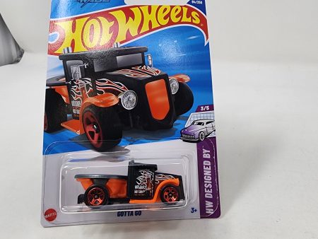 Gotta Go #84 * Black * 2025 Hot Wheels Case C * LONG Card Online Sale