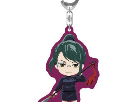 Good Smile Nendoroid Plus Acrylic Keychain: Jujutsu Kaisen 0 - Maki Zenin Llavero Hot on Sale