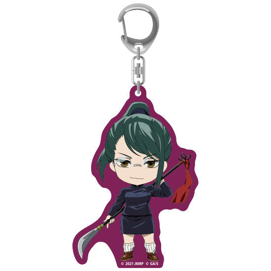 Good Smile Nendoroid Plus Acrylic Keychain: Jujutsu Kaisen 0 - Maki Zenin Llavero Hot on Sale