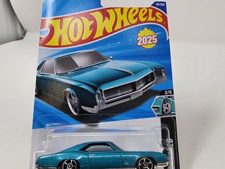 66 Buick Riviera #50 * Aqua * 2025 Hot Wheels Case C * LONG Card Sale