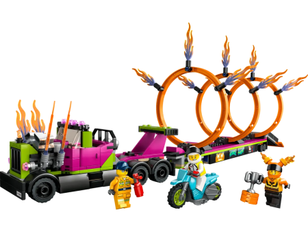 LEGO City Stuntz Desafio acrobatico y Anillos de Fuego 60357 Hot on Sale