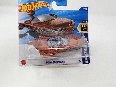 X-34 Landspeeder #31 * Star Wars * 2025 Hot Wheels Short Card Case B Online now