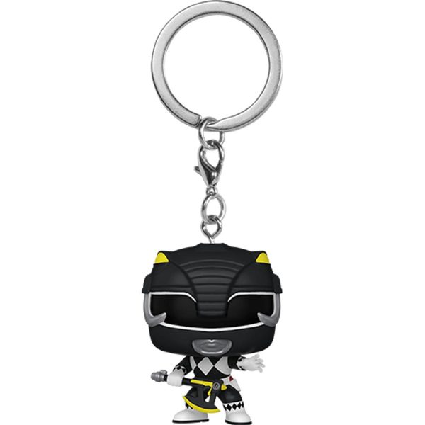 Funko Pop Keychain: Mighty Morphin Power Rangers 30 Aniversario - Black Ranger Llavero Discount