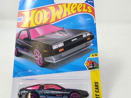 DMC Delorean #36 * Black * 2025 Hot Wheels Short Card Case C * LONG Card Sale