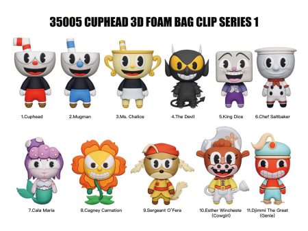 Monogram Llavero 3D para Mochila: Cuphead - Figura Sorpresa Series 1 Supply