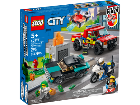 LEGO City Rescate de Bomberos y Persecucion Policial 60319 For Cheap