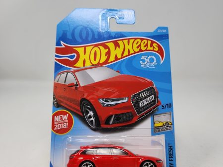 17 Audi RS 6 Avant #271 * RED * Hot Wheels 2018 on Sale