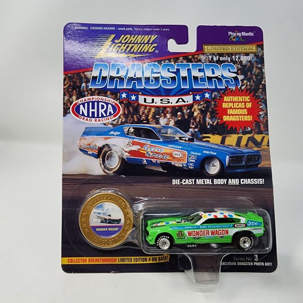 Wonder Wagon Green * Johnny Lightning Dragsters USA For Sale