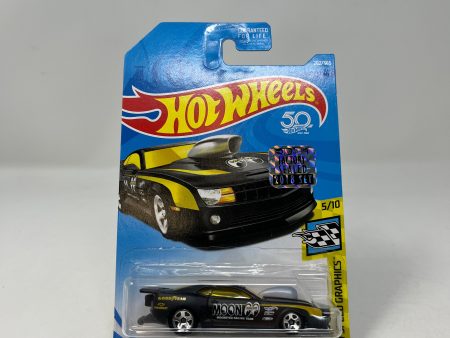 10 Pro Stock Camaro #202 * Black * 2018 Hot Wheels w  Factory Holo Hot on Sale