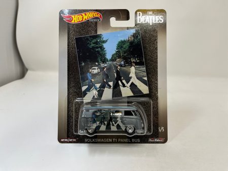 Volkswagen T1 Panel Bus The Beatles * Grey * Hot Wheels Pop Culture Series For Sale