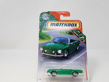 Volkswagen Type 34 Karmann Ghia * Green * Matchbox Basic Online Sale