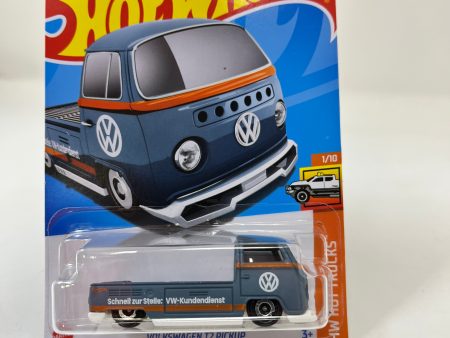 Volkswagen T2 Pickup #42 * Steel Blue * 2024 Hot Wheels Basic Case B Hot on Sale