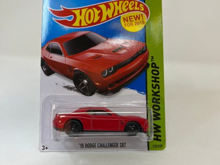 15 Dodge Challenger SRT #235 * RED * 2015 Hot Wheels Discount