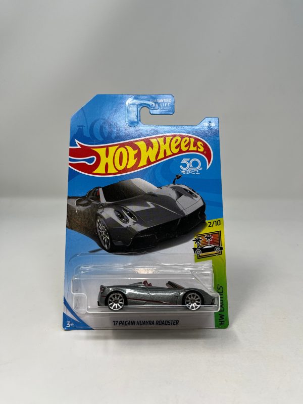 17 Pagani Huayra Roadster #119 * 2018 Hot Wheels * Grey For Sale