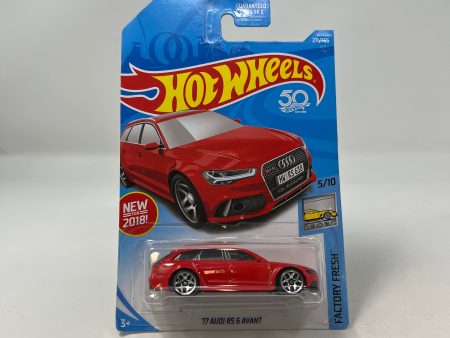 17 Audi RS 6 Avant #271 * 2018 Hot Wheels * RED Supply