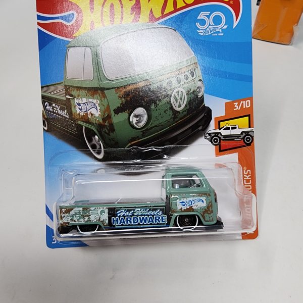 Volkswagen T2 Pickup #297 * Green * 2018 Hot Wheels For Cheap