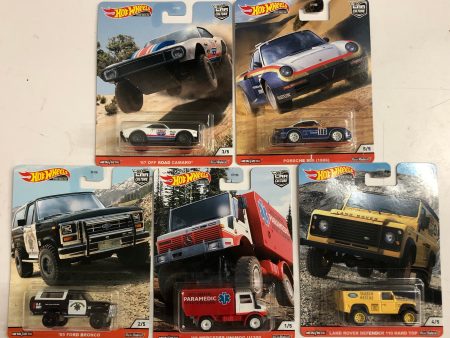 Wild Terrain Complete 5 Car Set * Hot Wheels Car Culture Online Hot Sale