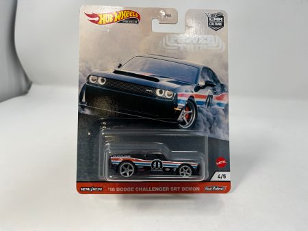 18 Dodge Challenger SRT Demon * BLACK * Hot Wheels POWER TRIP Car Culture Online Sale