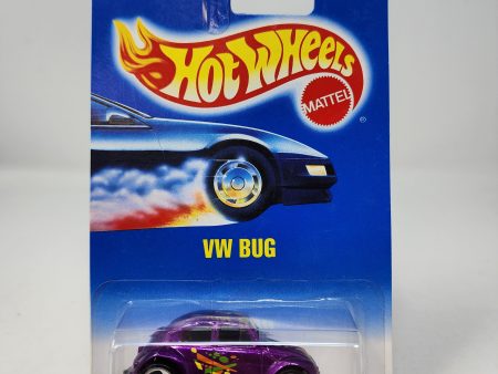 VW Bug #171 * Purple w  3sp Rims * Hot Wheels Blue Card on Sale