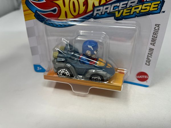 Captain America Marvel * 2024 Hot Wheels Racer Verse Case J Release Online Sale