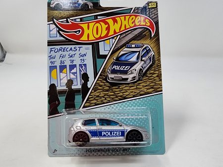 Volkswagen Golf MK7 * Silver * Hot Wheels Comics & Cops Online Hot Sale