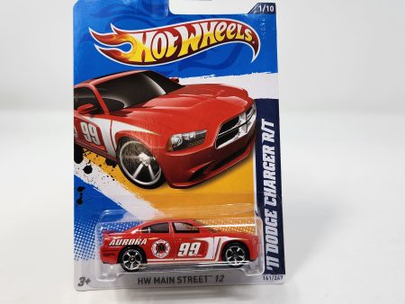 11 Dodge Charger R T #161 * RED * Hot Wheels 2012 For Cheap