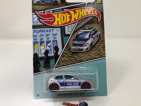 Volkswagen Golf MK7 * Silver * Hot Wheels Police Series Cheap